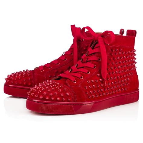 red louis vuitton mens shoes